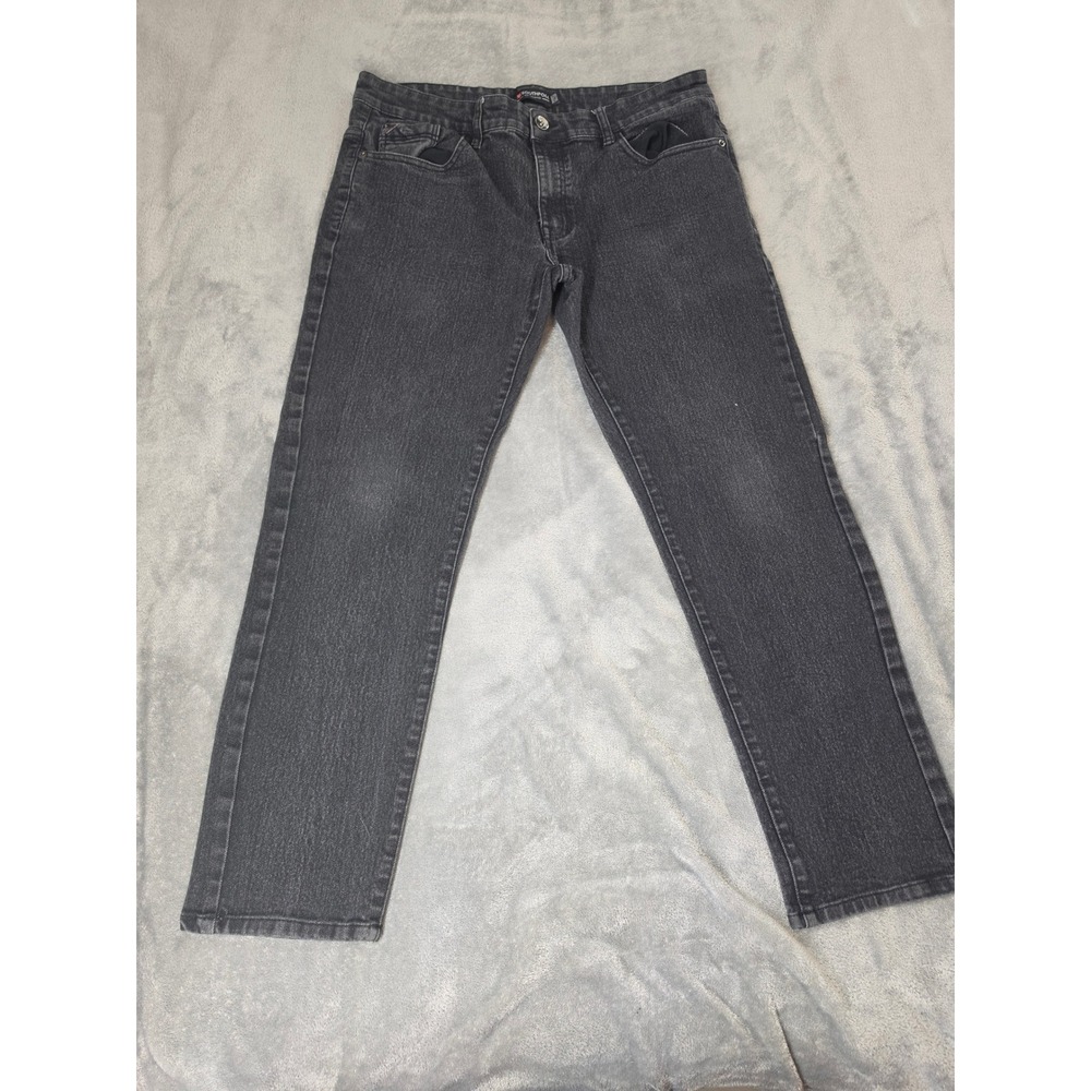 Southpole Men's 36x30 Black Jeans Y2K Streetwear